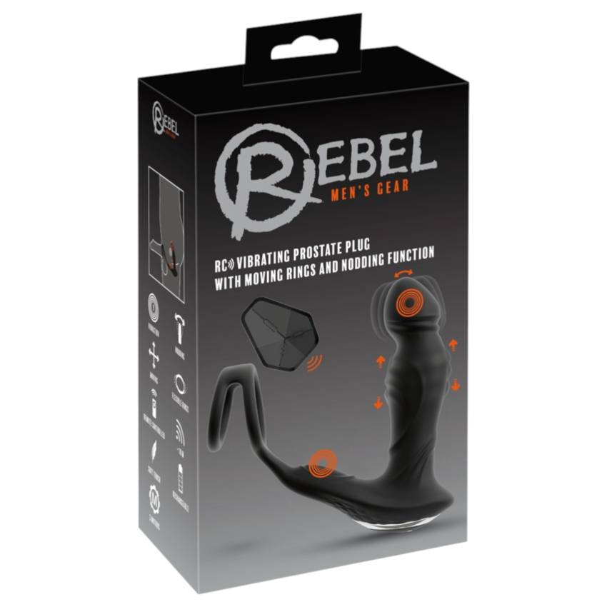 Rebel - lökő prosztatavibrátor (fekete) - Image 2