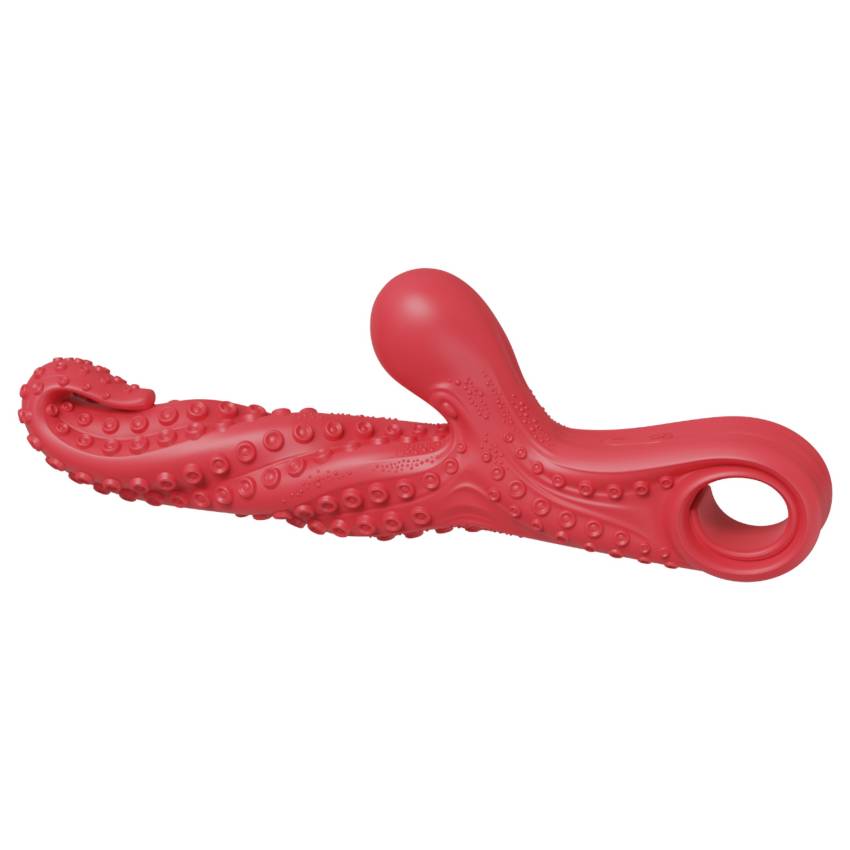 Csiklókaros polip vibrátor (piros) - Image 3